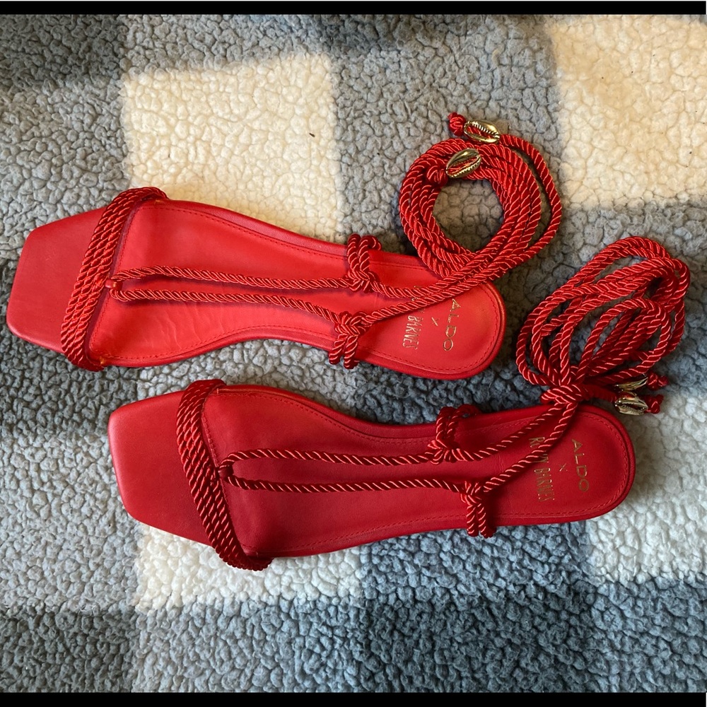 🔥♥️Aldo x Rocky♥️🔥Barnes red flats